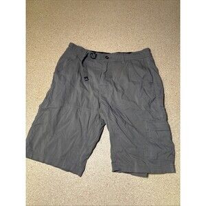 PrAna Mens Zion Cargo Shorts Size M Nylon Brown Hiking Stretch G1